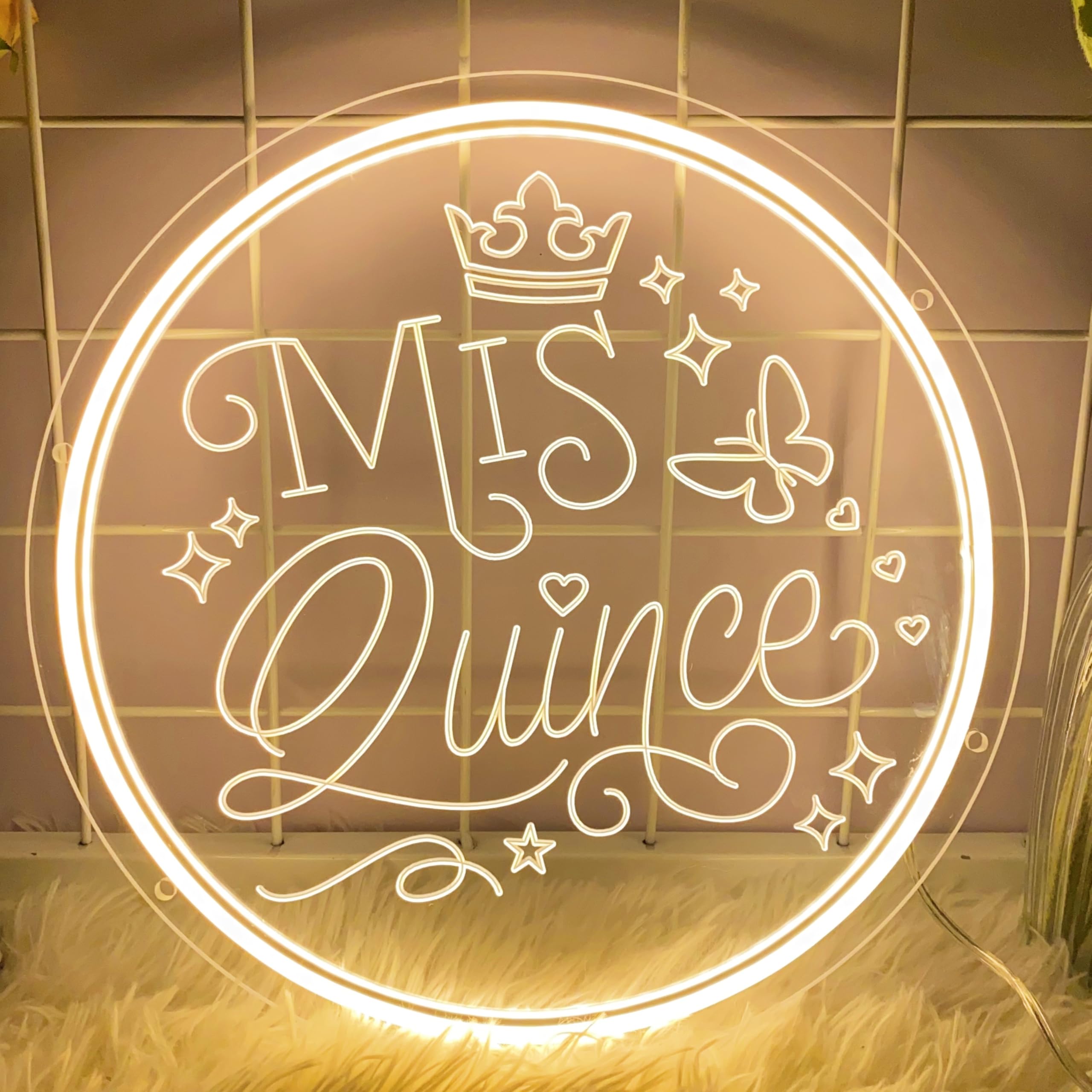 Amazon.com: Mis Quince Neon Sign Happy 15th Birthday Neon Signs